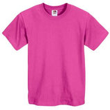 Fruit of the Loom Heavy Cotton HD Youth T-Shirt Cyber Pink