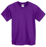 Fruit of the Loom Heavy Cotton HD Youth T-Shirt Purple