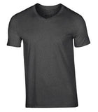 Fruit of the Loom Heavy Cotton HD V-Neck T-Shirt Charcoal Grey