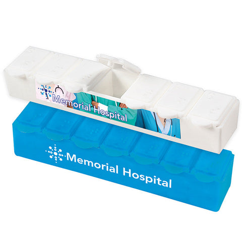 Jumbo 7-Day Strip Pill Box