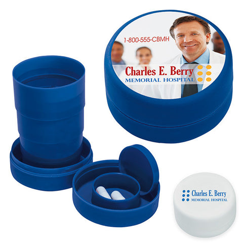 Travel Cup with Pill Compartment