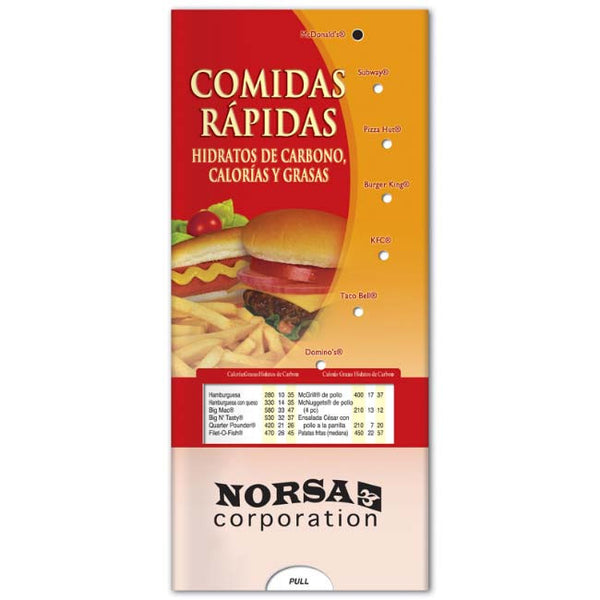 Pocket Slider: Fast Foods (Spanish)