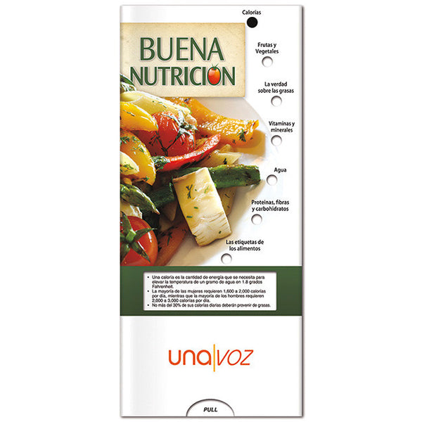 Pocket Slider: Good Nutrition (Spanish)