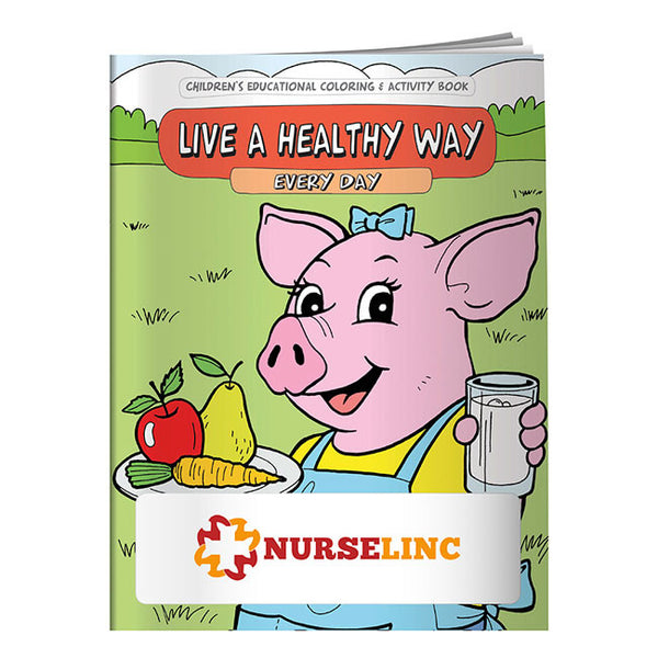 Colouring Book: Live a Healthy Way Every Day