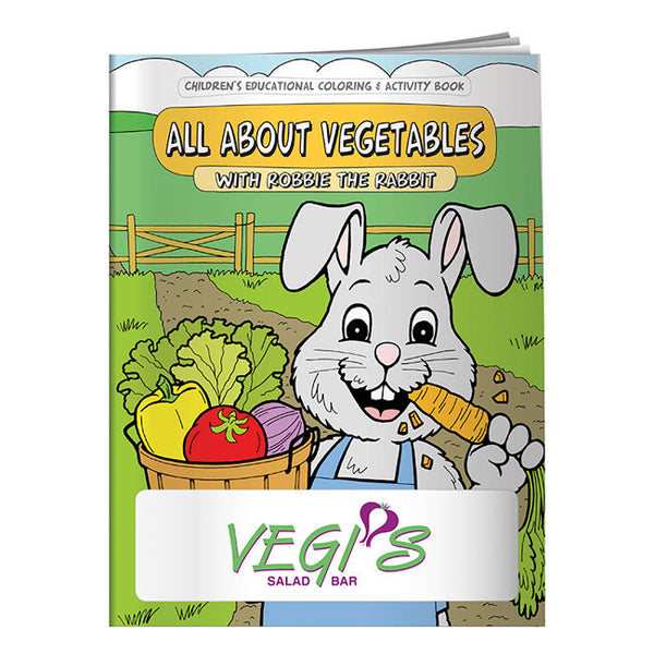 Colouring Book: All About Vegetables