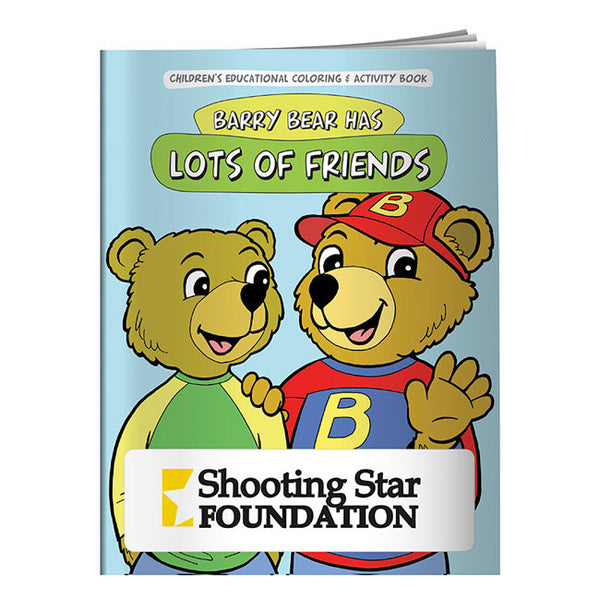 Colouring Book: Barry Bear Has Lots of Friends