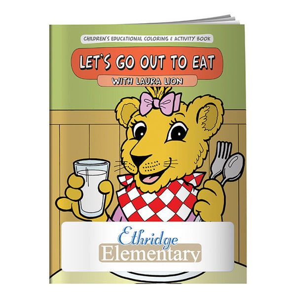 Colouring Book: Let's Go Out to Eat