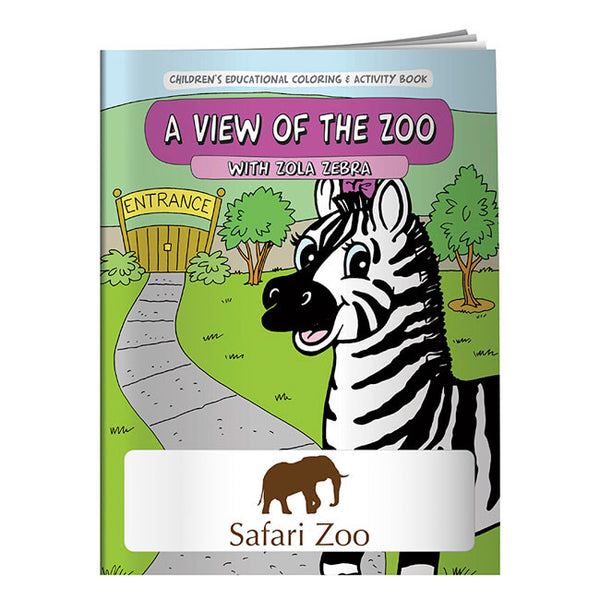 Colouring Book: A View of the Zoo