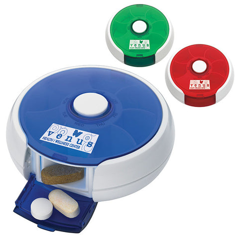 Round Twist Pill Box