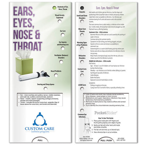 Pocket Slider: Eye, Ear, Nose & Throat
