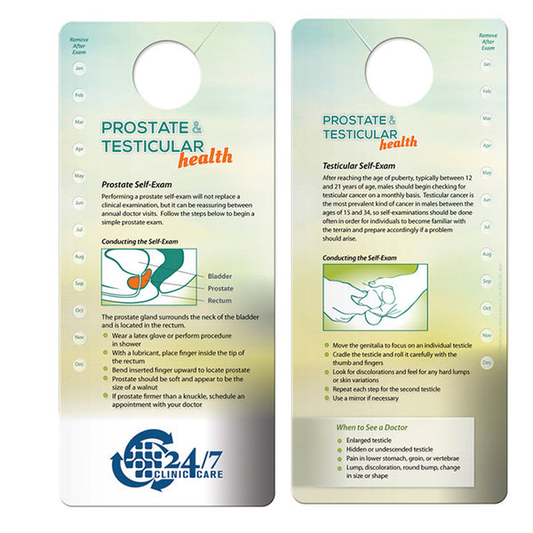 Shower Card: Prostate & Testicular Self-Exam