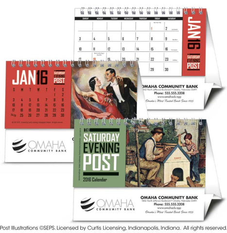 The Saturday Evening Post Desk Calendar