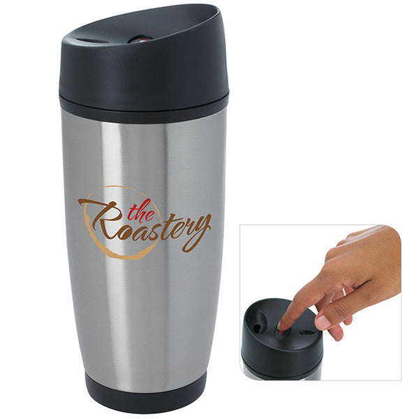Classic Tumbler with Press Button Lid- 13 oz.