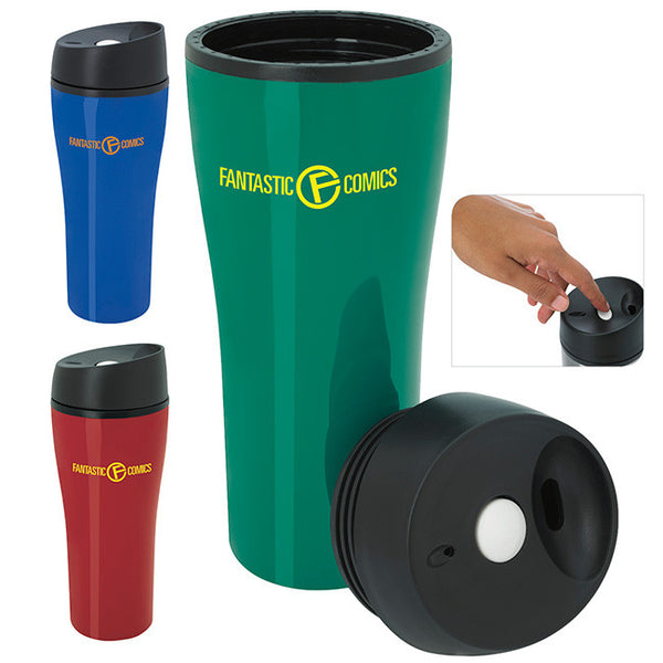 Acrylic Tumbler with Press Button Lid - 15 oz.