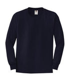 Fruit of the Loom Heavy Cotton HD Long-Sleeve Youth  T-Shirt J. Navy