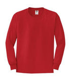 Fruit of the Loom Heavy Cotton HD Long-Sleeve Youth  T-Shirt True Red