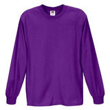 Fruit of the Loom Heavy Cotton HD Long-Sleeve T-Shirt Purple