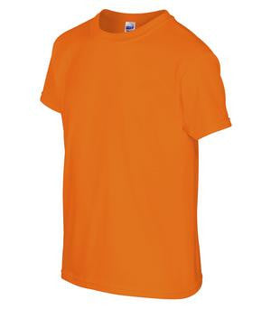 GildanHeavy Cotton Youth T-Shirt Safety Orange