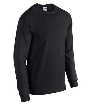 Gildan Heavy Cotton Long Sleeve T-Shirt Black