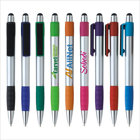 Silver Element Stylus with Screen Cleaner