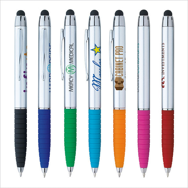 Silver Cool Grip Stylus Pen