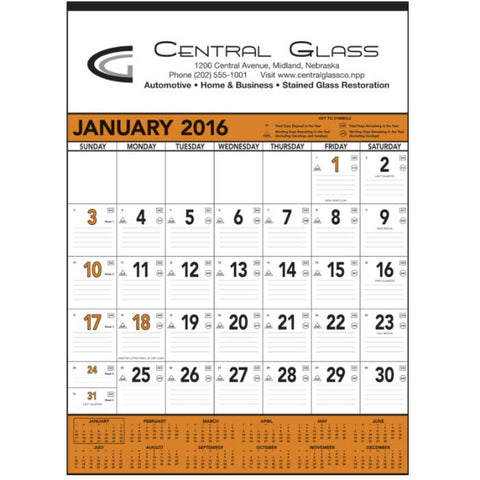 Orange & Black Contractor's Memo (13-sheet)
