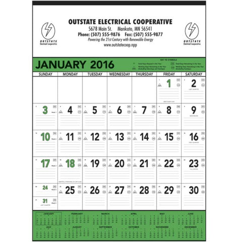 Green & Black Contractor's Memo (13-sheet)