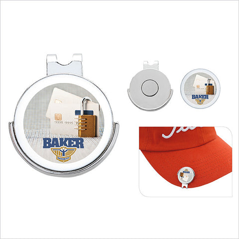 Golfers Ball Marker Hat Clip