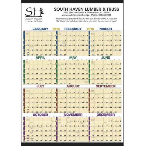 Time Management Span-A-Year (Non-Laminated)