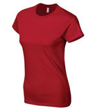 Gildan Softstyle Junior Fit Ladies' T-Shirt Cherry Red