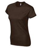 Gildan Softstyle Junior Fit Ladies' T-Shirt Dark Chocolate