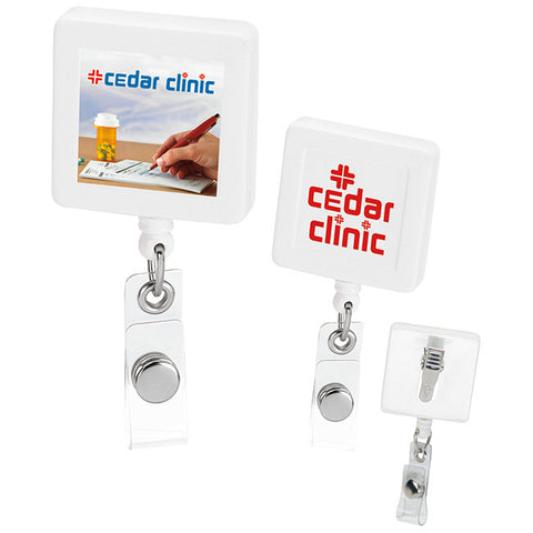 Large Square Badge Holder