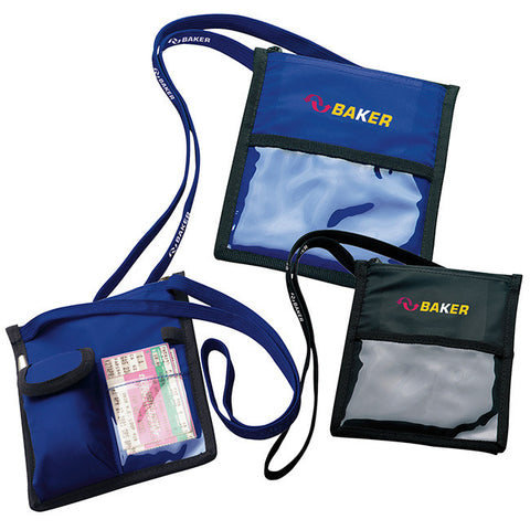 Neck Wallet with Lanyard