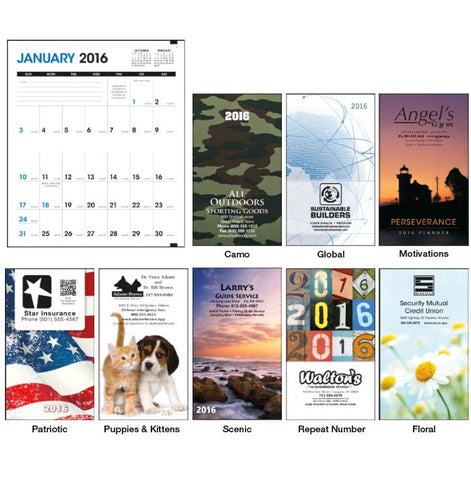 Colorful Impressions Monthly Pocket Planner