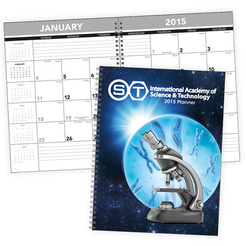 Standard Year Desk Planner with Custom Cover