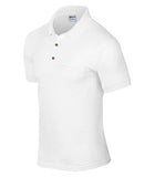 Gildan DryBlend Pocketed Jersey Sport Shirt White