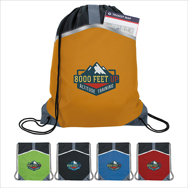 Safety Drawstring Backpack