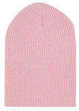 ATC Longer Length Knit Beanie Pink