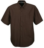 Coal Harbour Easy Care Short Sleeve Shirt Coffee Bean