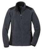 Eddie Bauer Sherpa Ladies? Full-Zip Fleece Jacket Grey/Black