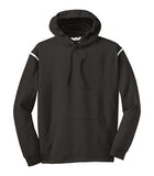 ATC PTech Fleece VarCITY Hooded Sweatshirt Black/White