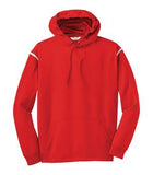 ATC PTech Fleece VarCITY Hooded Sweatshirt Red/White