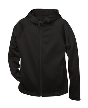 ATC PTech Fleece Hooded Girls' Jacket Black