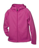 ATC PTech Fleece Hooded Girls' Jacket Raspberry