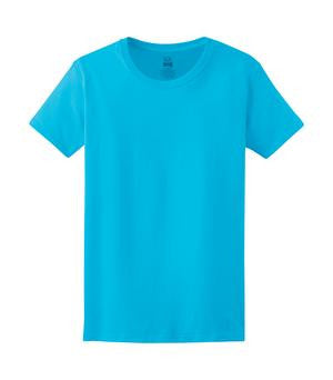 Fruit of the Loom Heavy Cotton HD Ladies' T-Shirt Aquatic Blue
