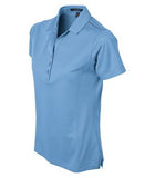 Coal Harbour Snag Resistant Contrast Stitch Ladies' Sport Shirt Blue Lake/Iron