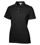 Coal Harbour Classic Pique Ladies' Sport Shirt Black