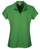 Coal Harbour Fine Jacquard Ladies' Sport Shirt Vine Green