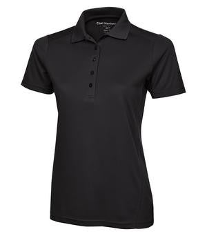 Coal Harbour Double-Mesh Ladies' Sport Shirt Black