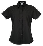 Coal Harbour Easy Care Short Sleeve Ladies' Shirt Black